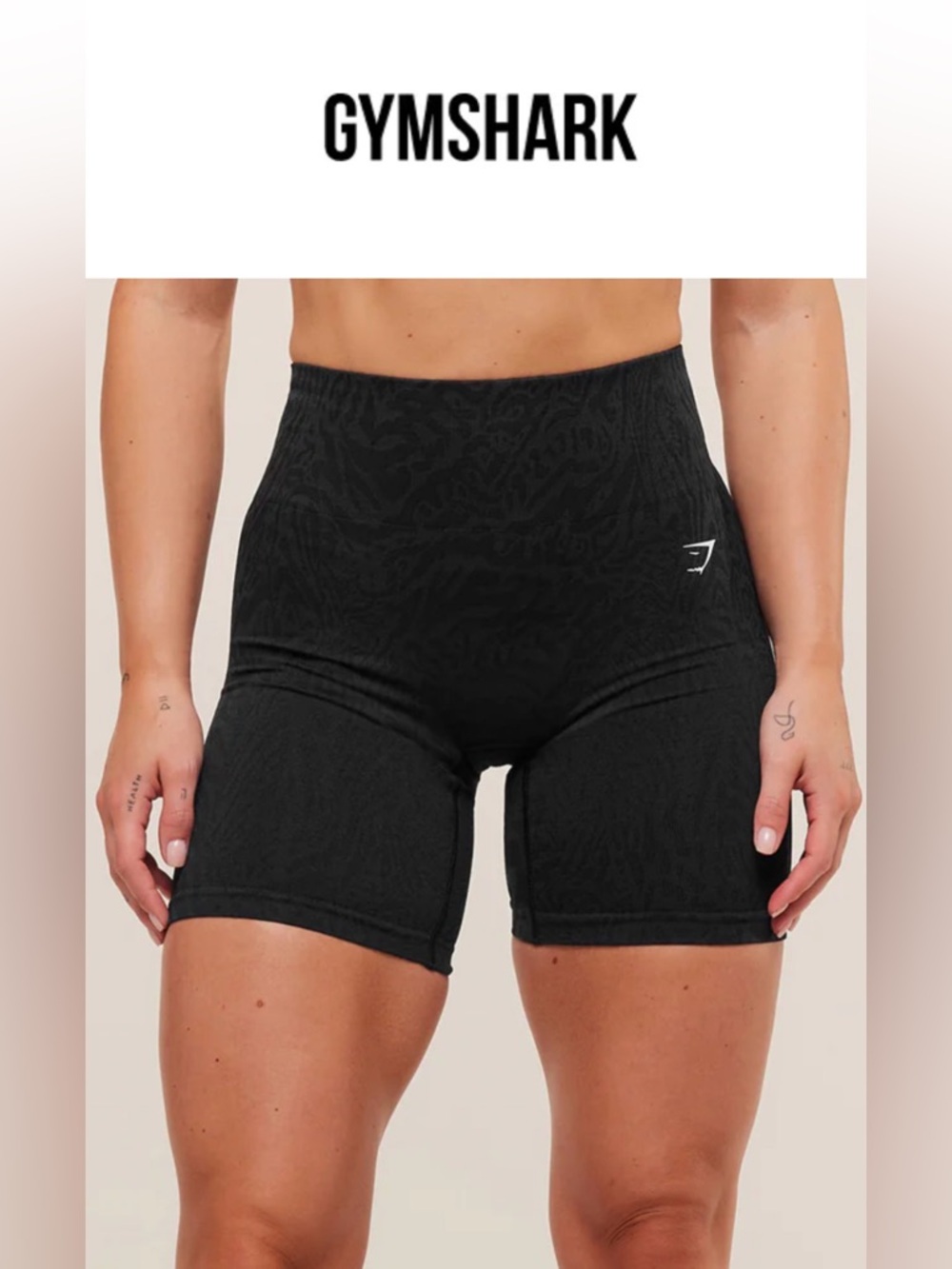 Gymshark women’s Adapt Animal Seamless Shorts sz M - Picture 5 of 7